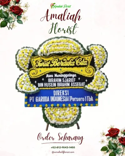 Papan Bunga Duka di Purwotengah