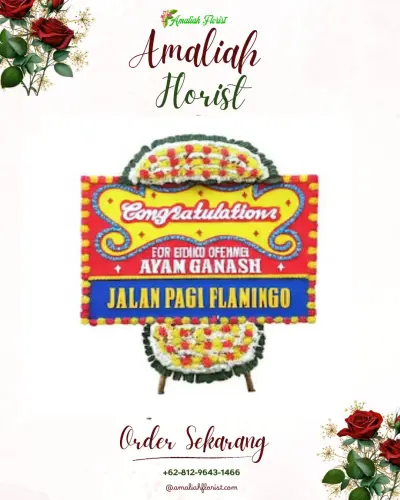 Bunga Papan Congratulation di Purwotengah